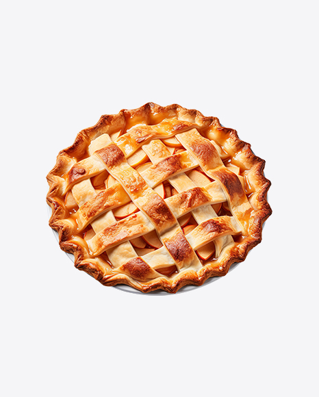 Apple Jam Tart on Plate
