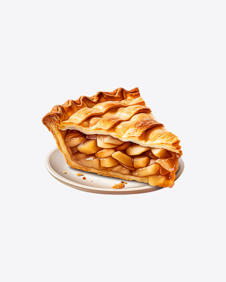 Slice of Apple Jam Tart
