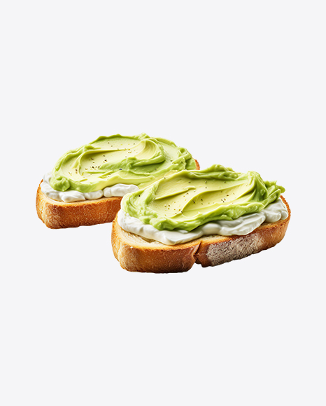 Toasts with Cream Cheese & Avocado Crema