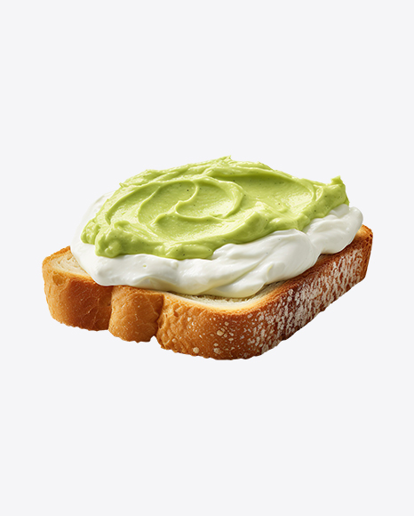 Toast with Cream Cheese & Avocado Crema
