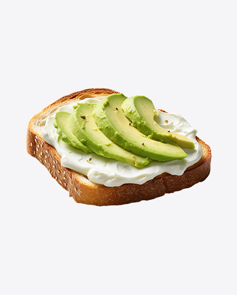 Toast with Cream Cheese & Avocado