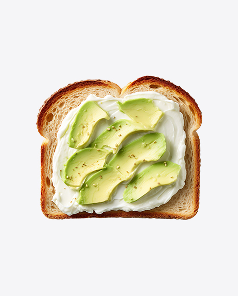Toast with Cream Cheese & Avocado