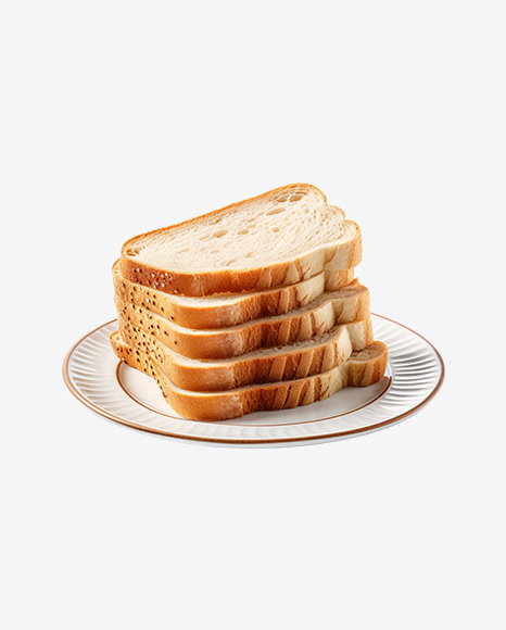 Bread Slices on a Plate