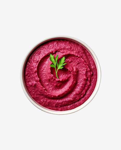 Beetroot Mousse in Bowl
