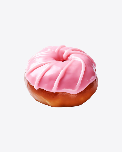 Pink Glazed Donut