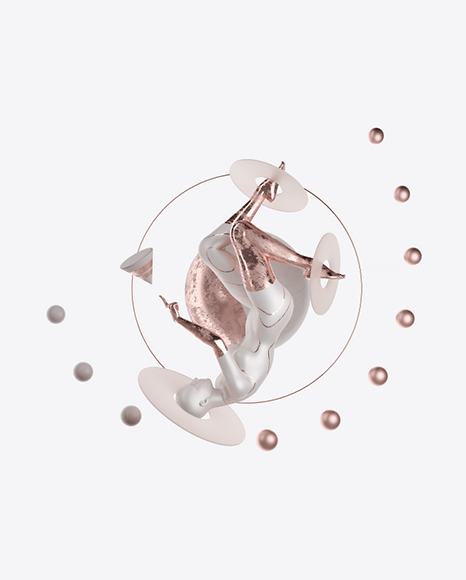 Abstract Set with Female Body PNG