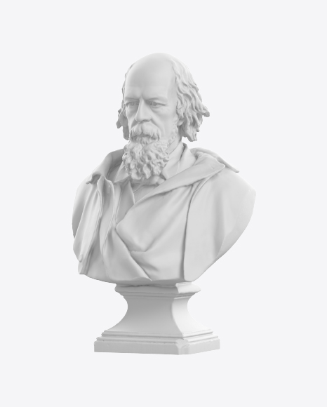 Bust of Tennyson PNG