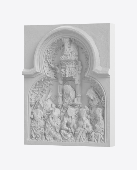 St. Anna Retable Bas-Relief PNG