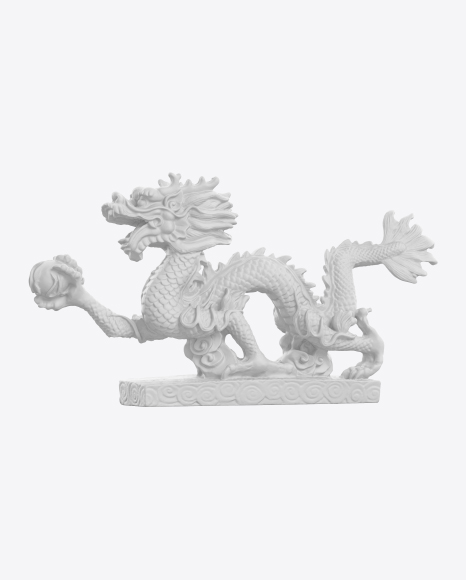 Dragon Sculpture PNG