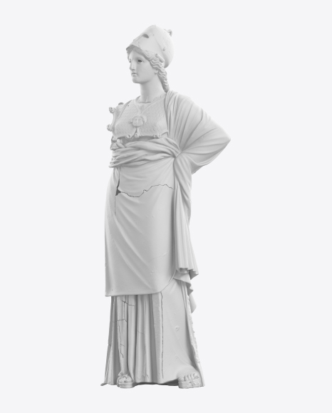 Sculpture of Athena PNG