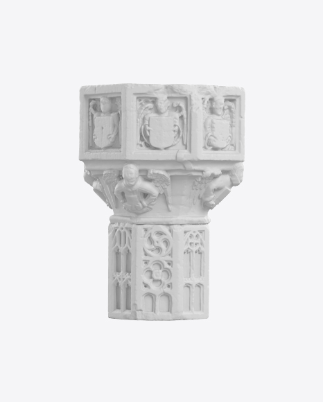 Bas-Relief on Column PNG