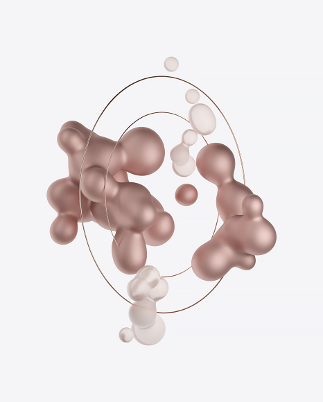Metaball Element with Details PNG