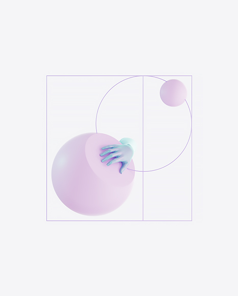 Abstract Set with Body Parts PNG