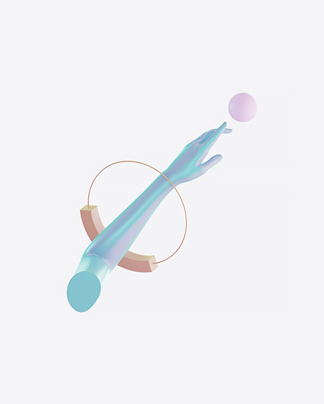 Abstract Set with Body Parts PNG