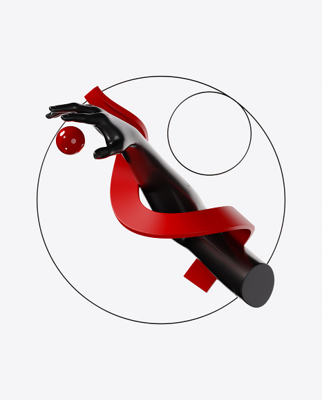 Abstract Set With Body Parts PNG