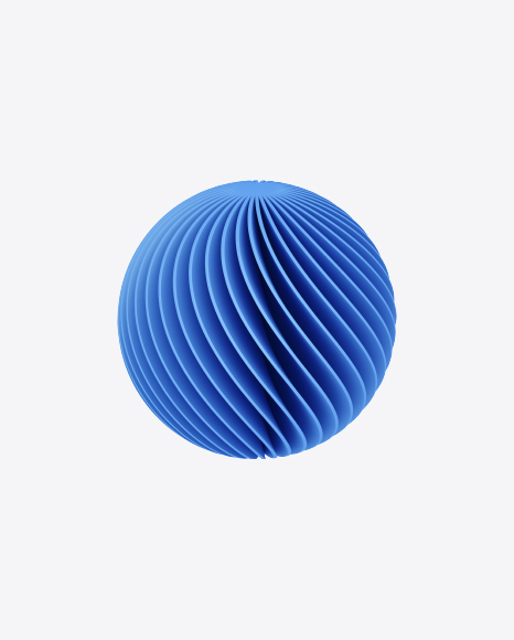 Spiral Sphere Shape PNG