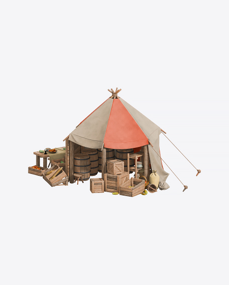 Medieval Market Tent