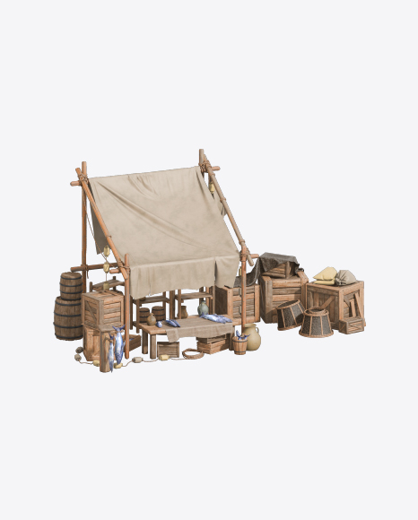 Medieval Market Tent