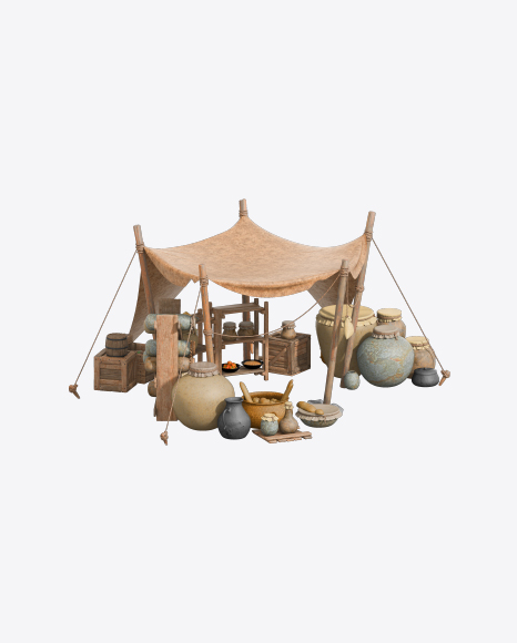 Medieval Market Tent