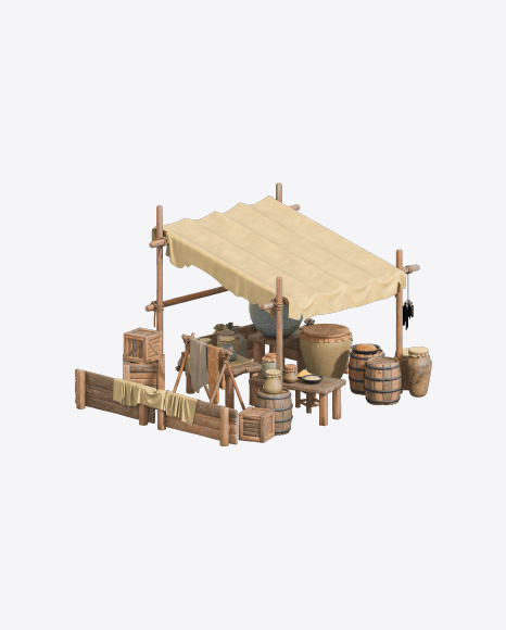 Medieval Market Tent