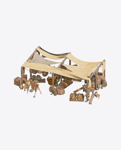 Medieval Market Tent