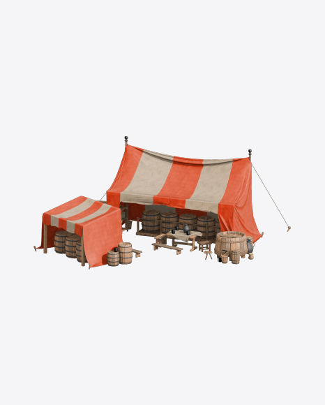 Medieval Market Tent