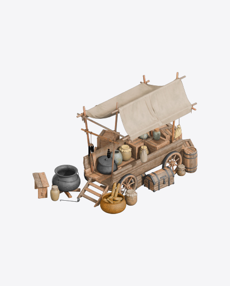 Medieval Market Stall