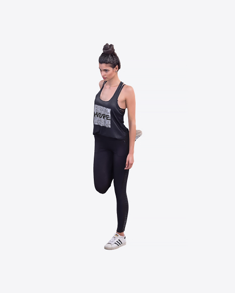 Woman Stretching