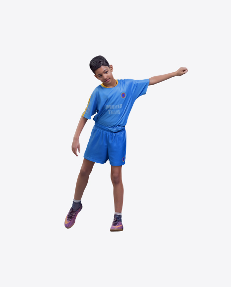 Young Boy Standing