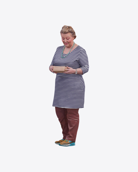 Woman with Box