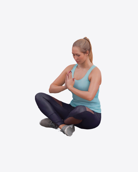 Woman Practicing Yoga
