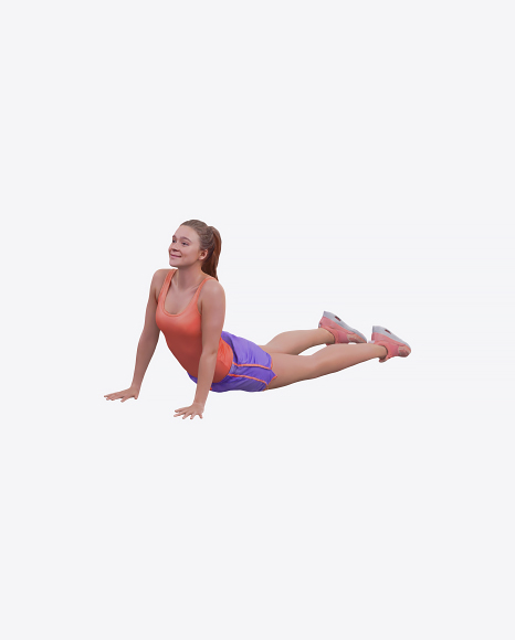 Woman Stretching