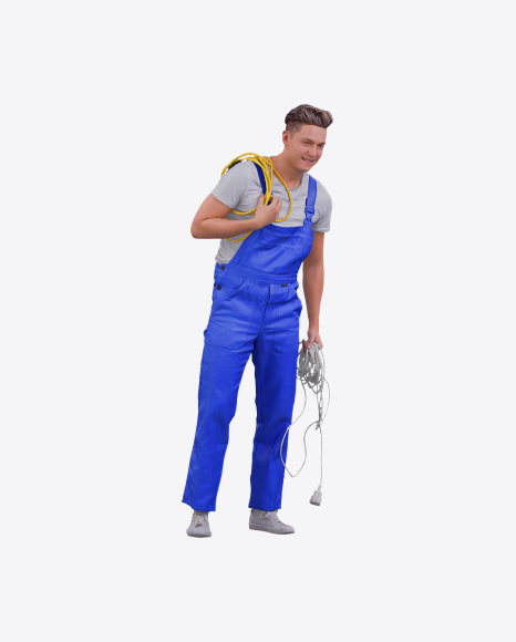 Man with Cables