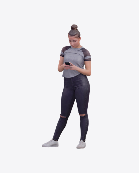 Woman Checking Phone