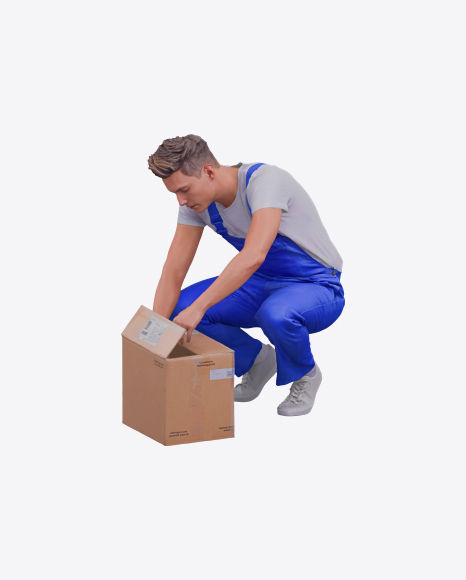 Man Checking Box