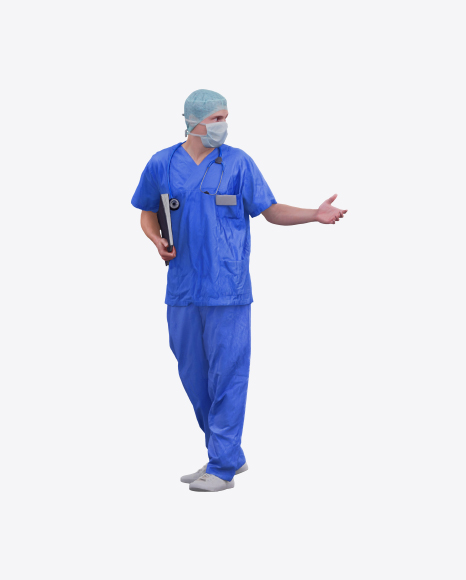 Download Download Doctor In Mask Transparent Png On Yellow Images