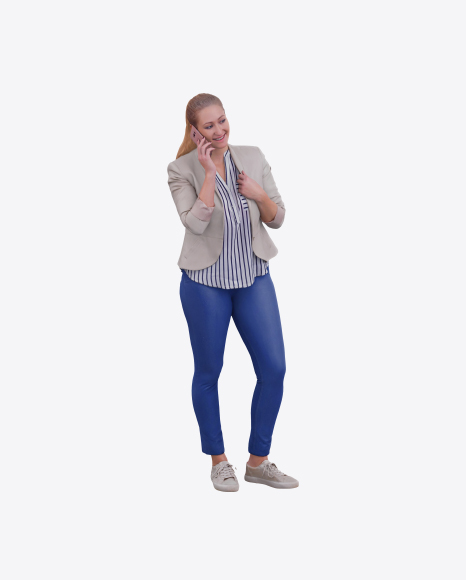 Woman Speaking on the Phone