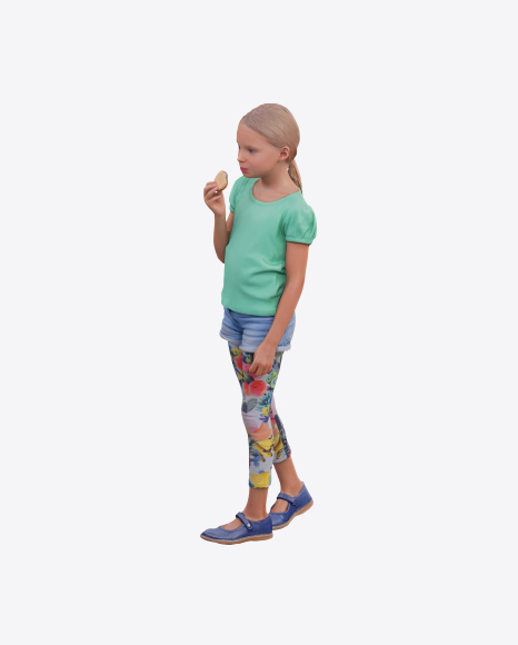 Girl Eating Cracker