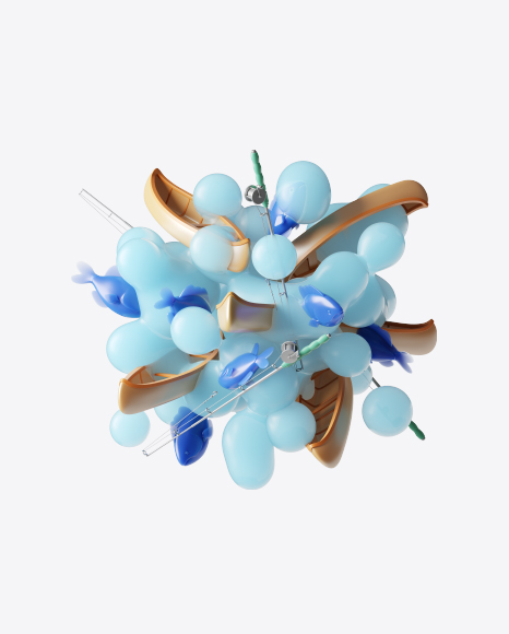 Abstract Fishing Set PNG