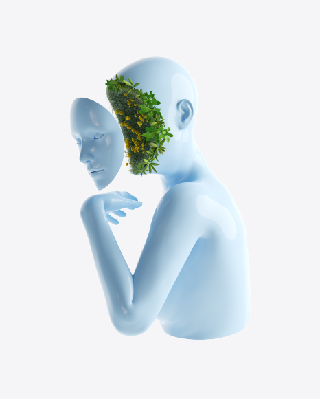 Abstract Body Sculpture PNG