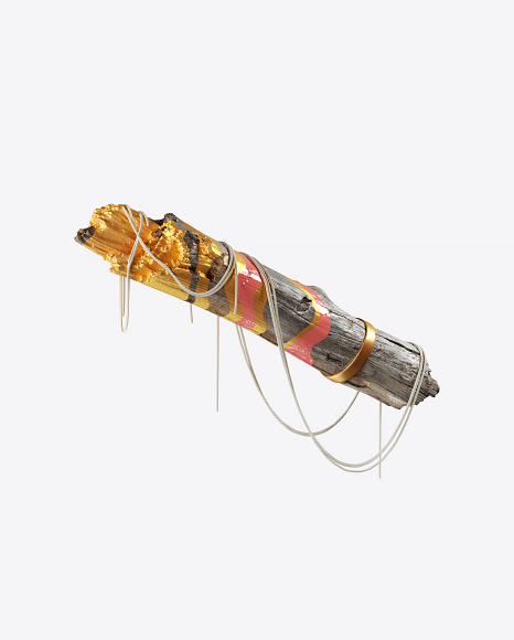 Abstract Log with Ropes PNG