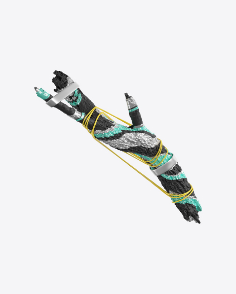 Abstract Log with Ropes PNG