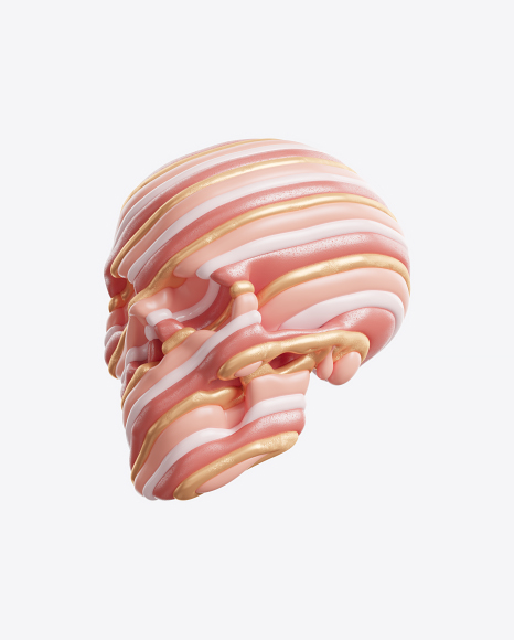 Abstract Skull PNG