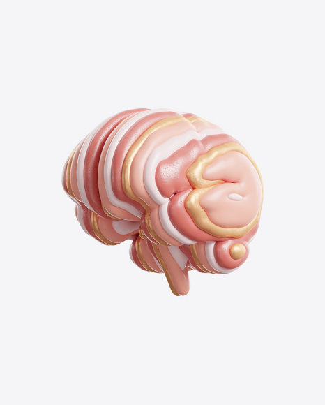 Abstract Brain PNG