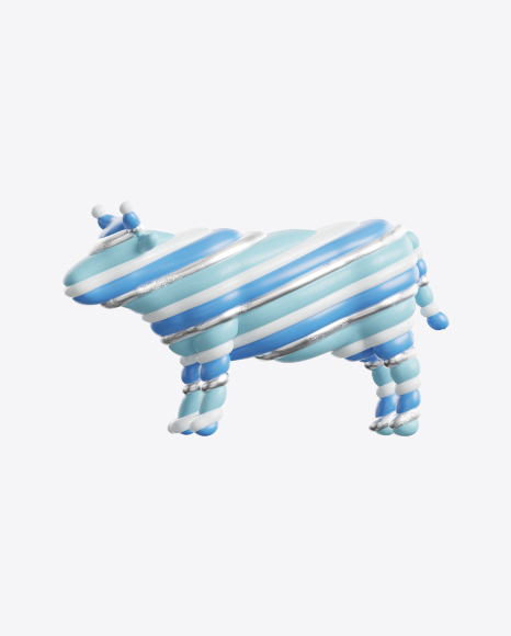 Abstract Cow PNG