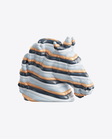 Abstract Horse's Head PNG