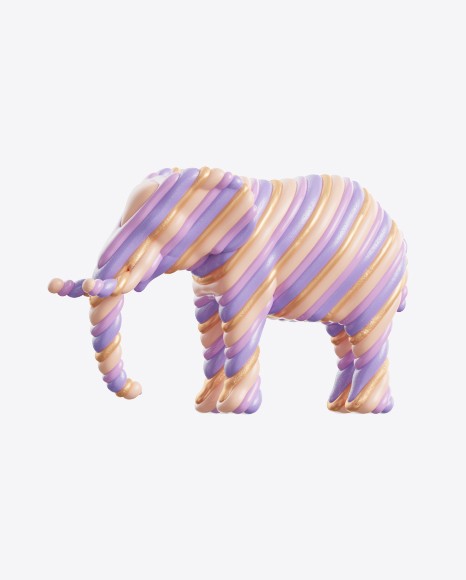 Abstract Elephant PNG