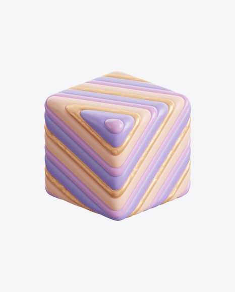 Abstract Cube PNG