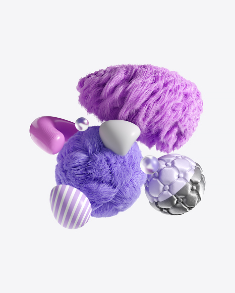 Abstract Purple Set PNG