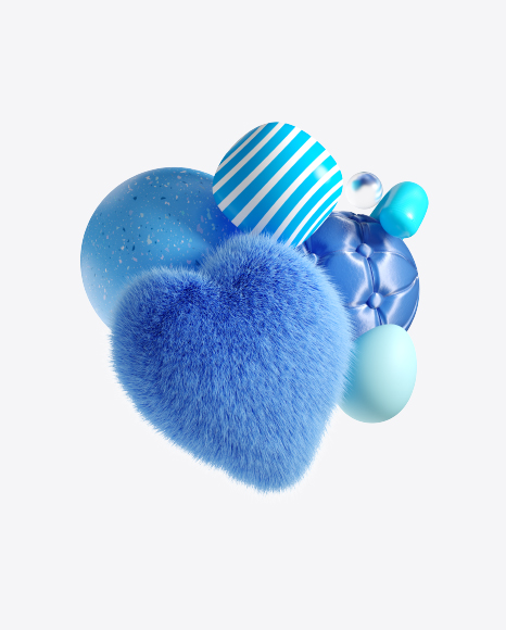 Abstract Blue Set PNG